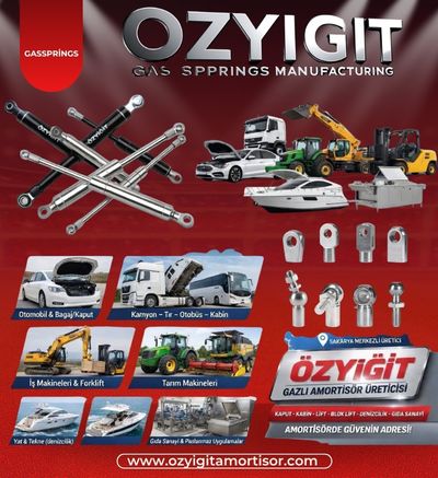 Aydın'ın Paslanmaz Gazlı Amortisör Üreticisi