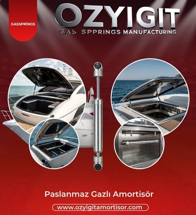 Muğla'nın Paslanmaz Gazlı Amortisör Üreticisi